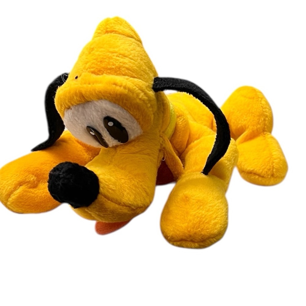 Disney Parks Pluto Plush Toy Stuffed Animal Dog 12in